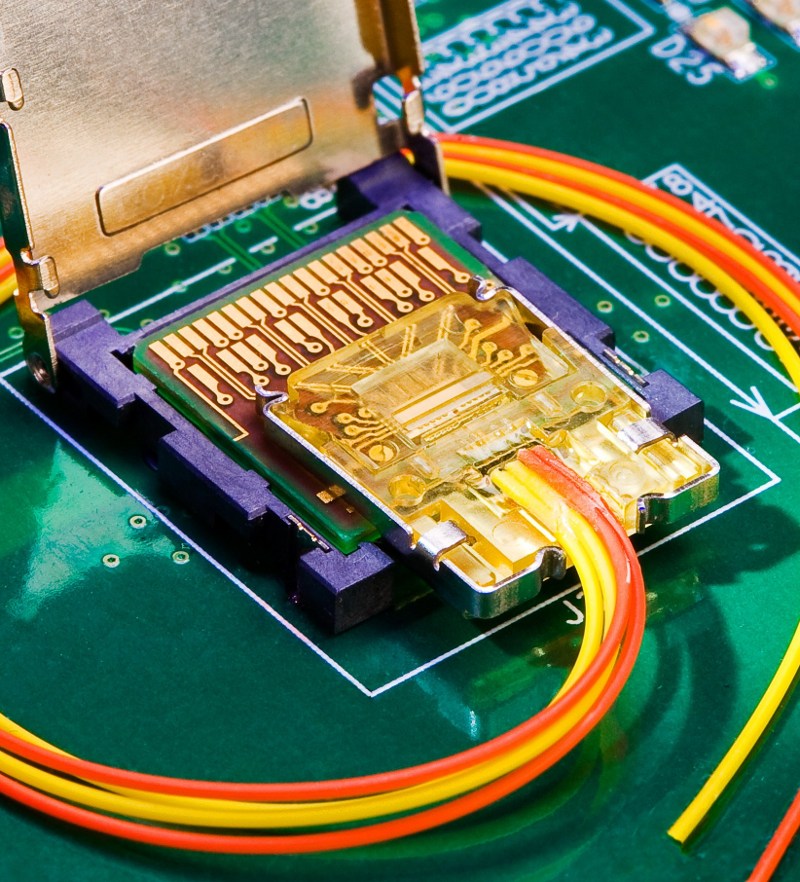 Photonically-enabled in-flight data reorganization