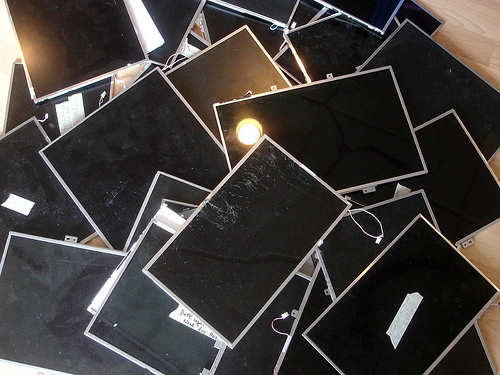 Self-Repairing LCD and OLED Displays