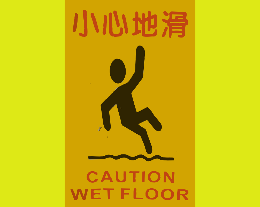 System/technology that is capable of detecting wetness or surface liquid on floors